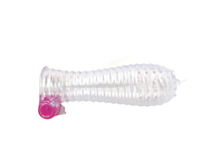 Funda para el Pene con Vibracion Transparente Funda para el Pene con Vibracion Transparente