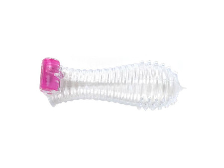 Funda para el Pene con Vibracion Transparente Funda para el Pene con Vibracion Transparente