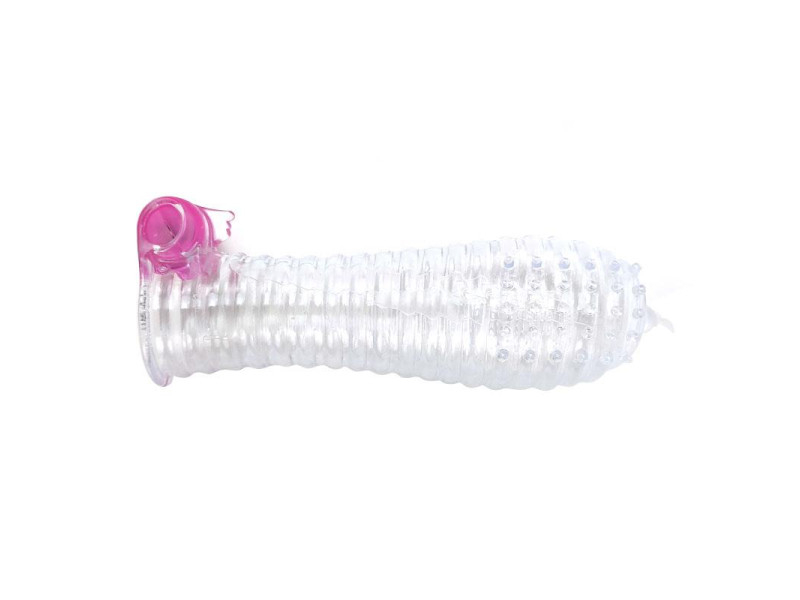 Funda para el Pene con Vibracion Transparente
