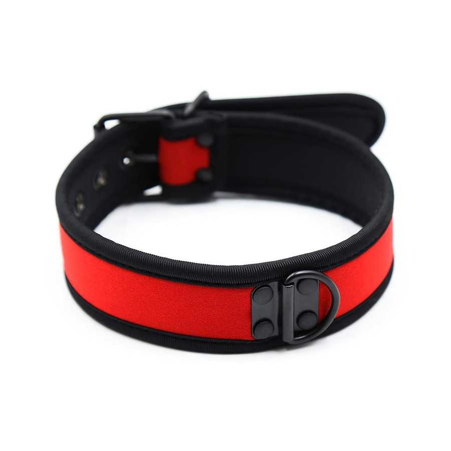 Collar de Neopreno Ajustable Rojo