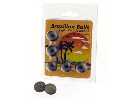Set 5 Brazilian Balls Gel Excitante Efecto Confort