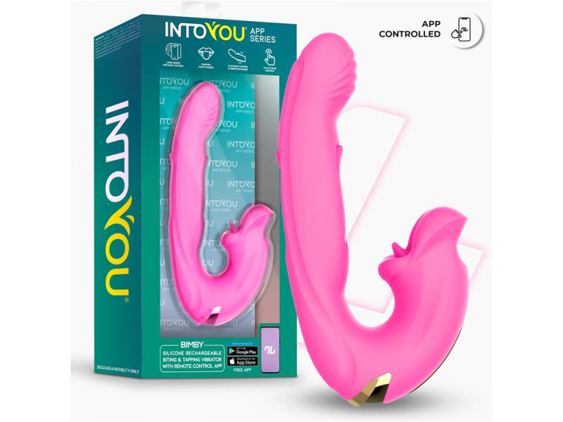 Bimby Vibrador con Mordisqueo y Lengua Doble Tapping con APP
