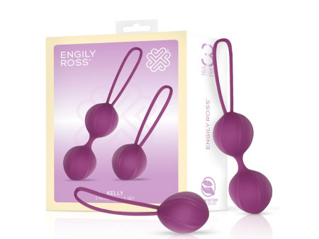 Kelly Bolas Kegel Silicona Púpura