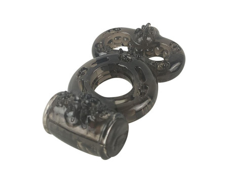Anillo para el Pene con Vibración Negro