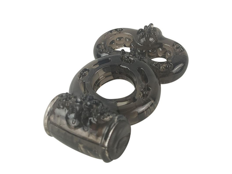 Anillo para el Pene con Vibracion Negro