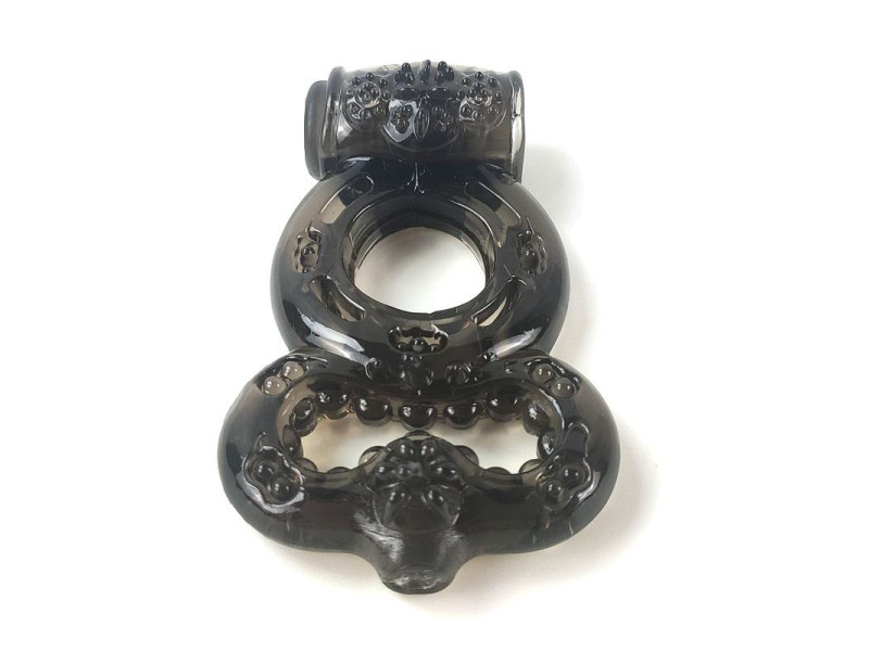 Anillo para el Pene con Vibracion Negro