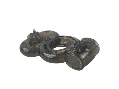 Anillo para el Pene con Vibracion Negro