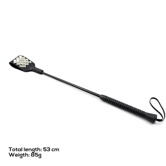 Fusta Cuadrada con Tachuelas Plateadas 53 cm