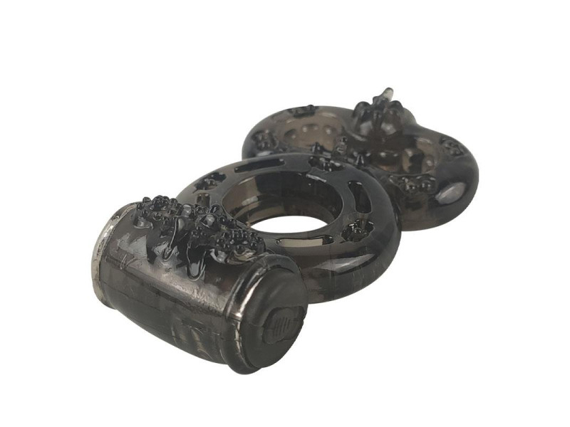 Anillo para el Pene con Vibracion Negro