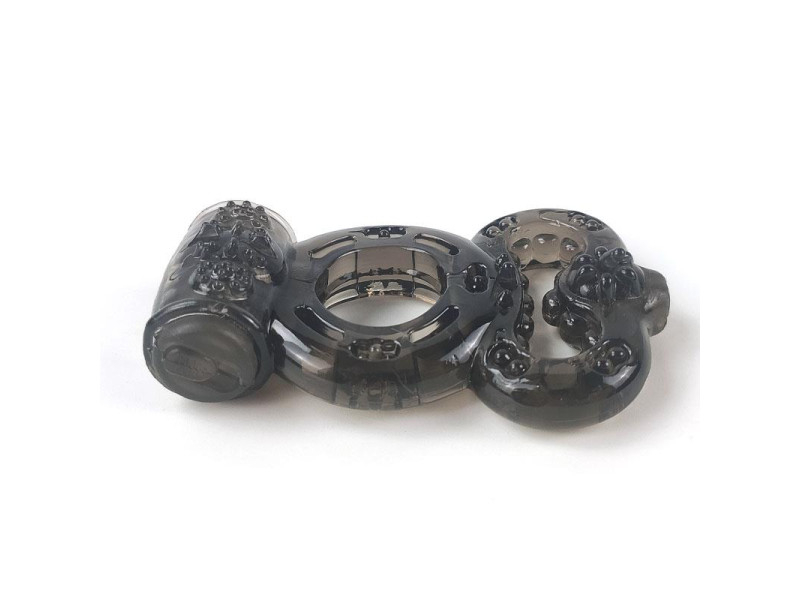 Anillo para el Pene con Vibracion Negro