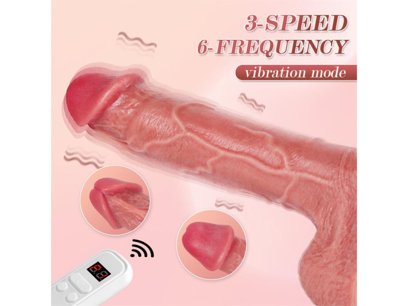 Marshall Dildo con Thrusting y Vibracion 8