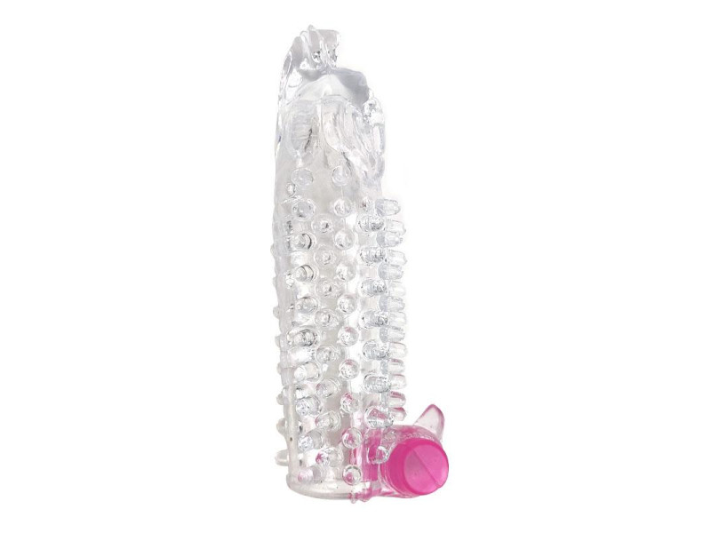 Funda para el Pene con Vibracion Transparente