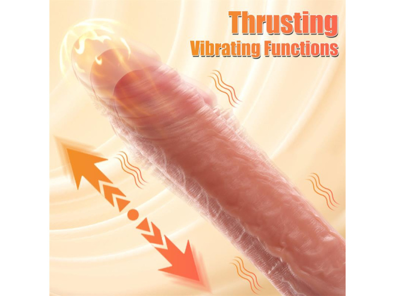 Marvin Dildo con Thrusting y Vibracion 807