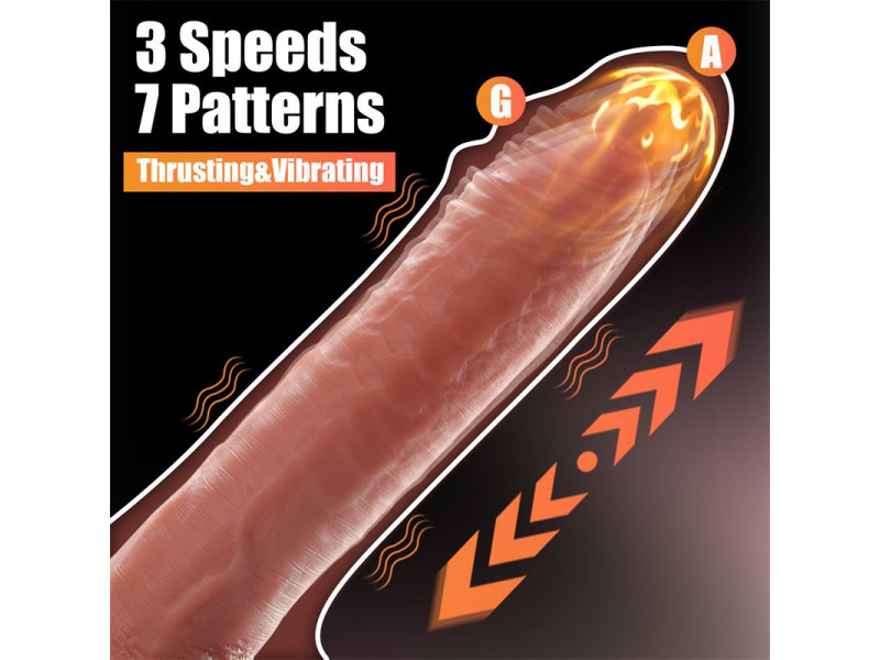 Baird Dildo con Thrusting y Vibracion 807