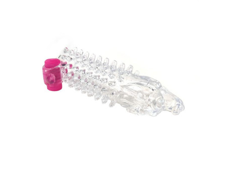 Funda para el Pene con Vibracion Transparente