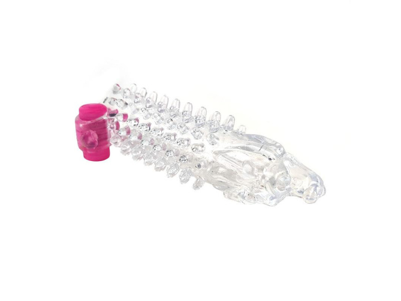 Funda para el Pene con Vibracion Transparente