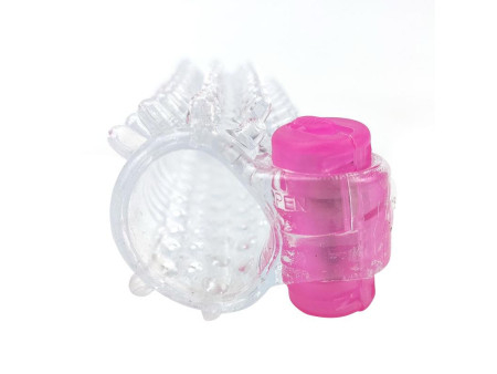 Funda para el Pene con Vibracion Transparente