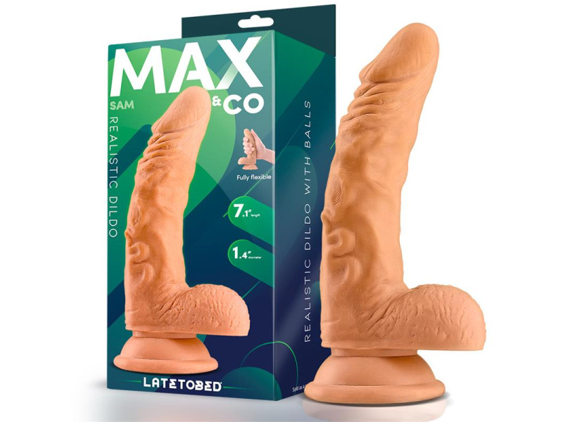 Sam Dildo Realista con Testiculos 71 Natural