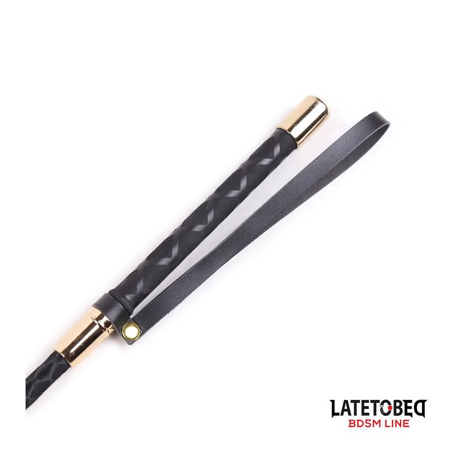 Fusta Clasica Negro y Dorado 55 cm