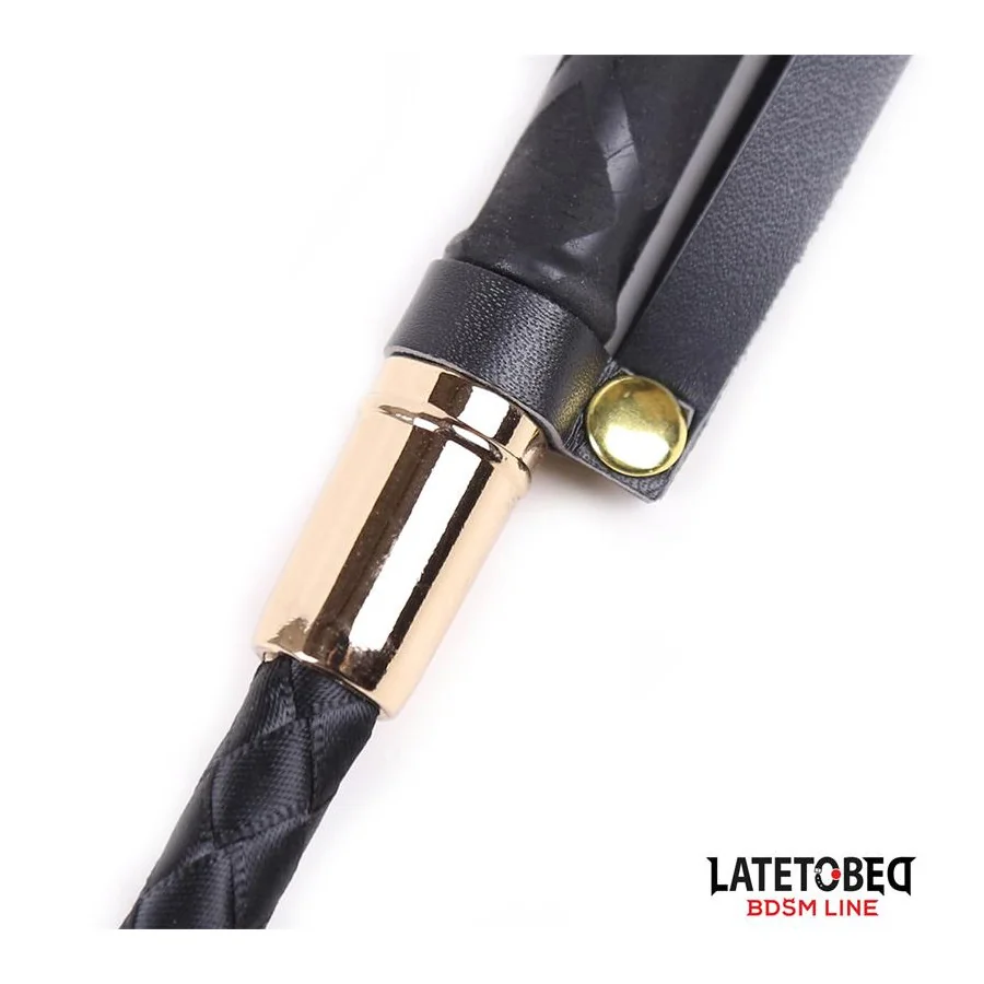 Fusta Clasica Negro y Dorado 55 cm