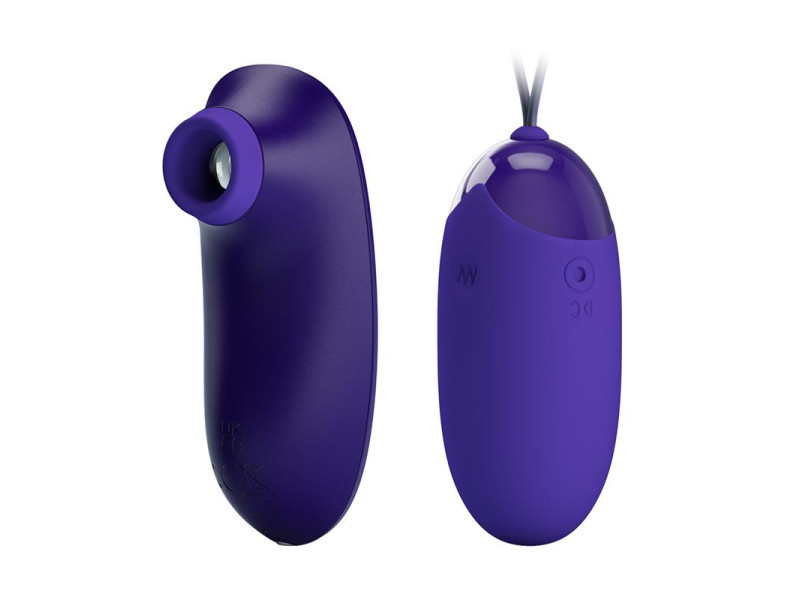 Succionador de Clitoris y Huevo Vibrador Succionador de Clitoris y Huevo Vibrador
