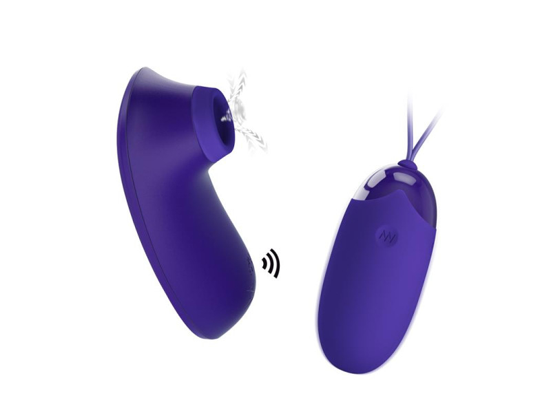 Succionador de Clitoris y Huevo Vibrador