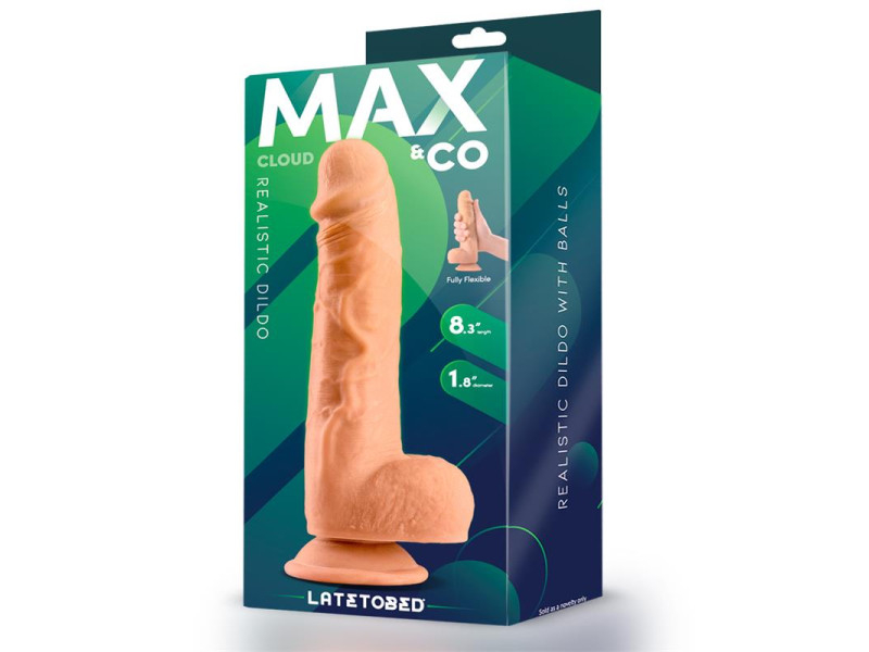 Cloud Dildo Realista con Testiculos 83 Natural