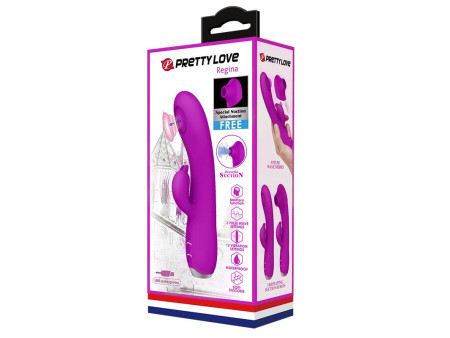 Regina Vibrador con Succion y Tapping