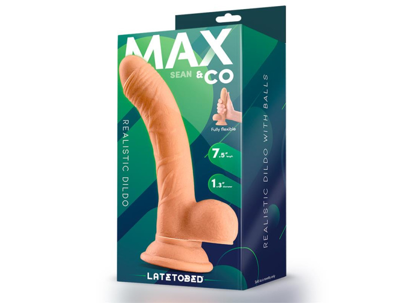 Sean Dildo Realista con Testiculos 75 Natural