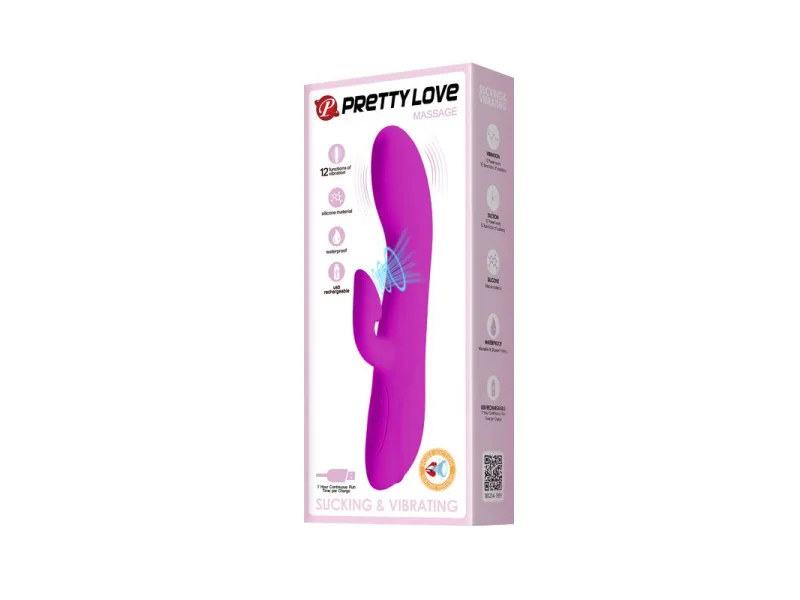 Vibrador con Succionador de Clitoris