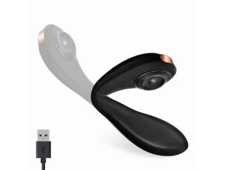 Pulsar Vibrador con Pulsacion y Esqueleto Articulado Silicona USB