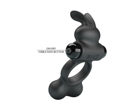 Yusuf Anillo para el Pene con Bolas de Metal 2x33gr