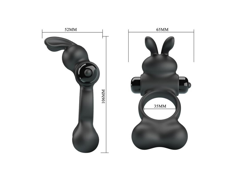 Yusuf Anillo para el Pene con Bolas de Metal 2x33gr
