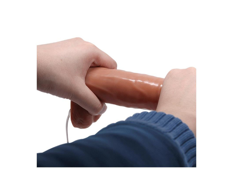 Arnes con Dildo Doble Retractil con Vibracion