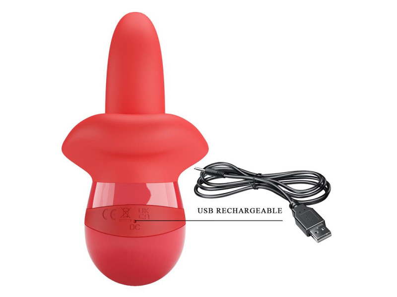 Obelia Estimulador con Vibracion y Movimiento Lengua