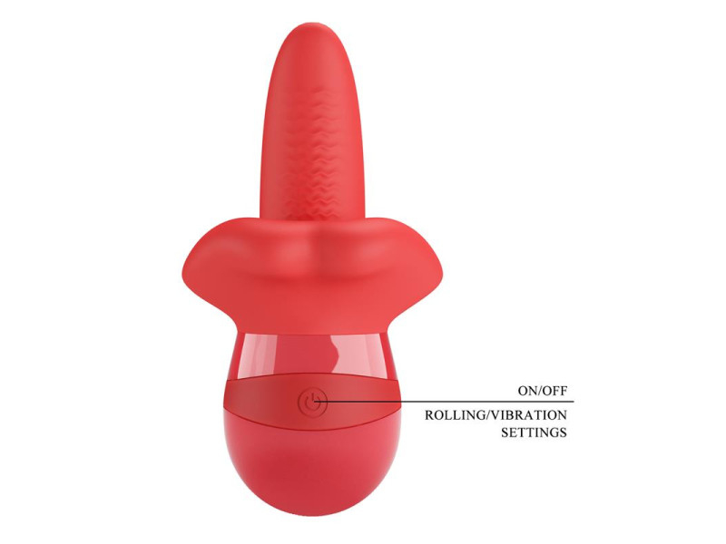 Obelia Estimulador con Vibracion y Movimiento Lengua