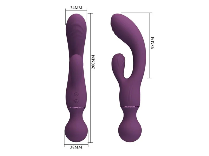 All Roundet Vibrador y Masajeador 2 en 1