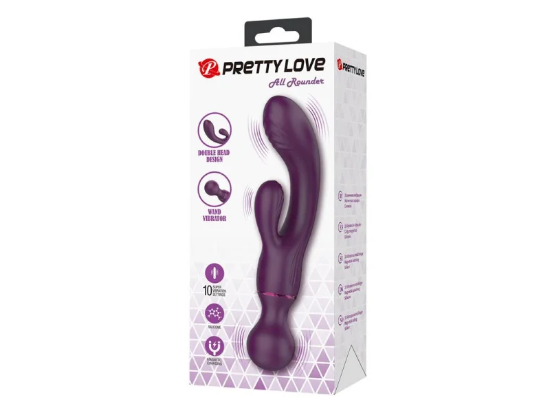 All Roundet Vibrador y Masajeador 2 en 1
