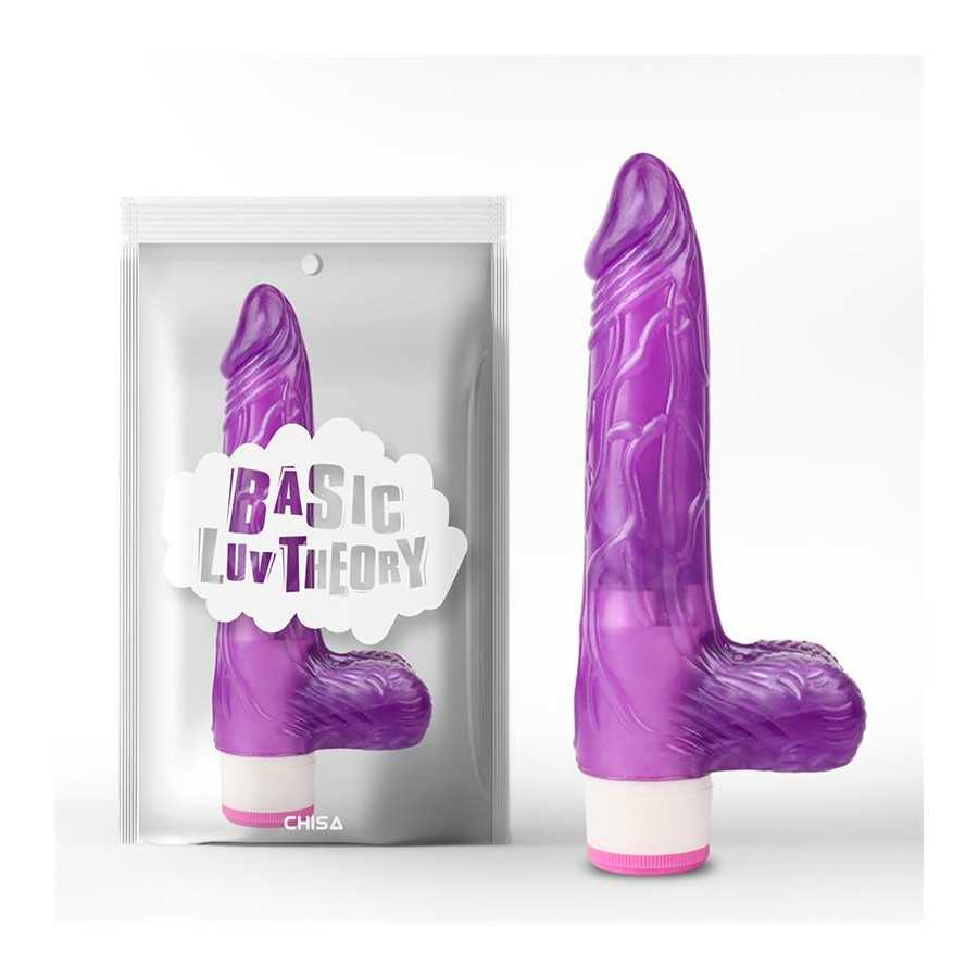 Vibrador Multi Velocidad Realista Purpura 20cm