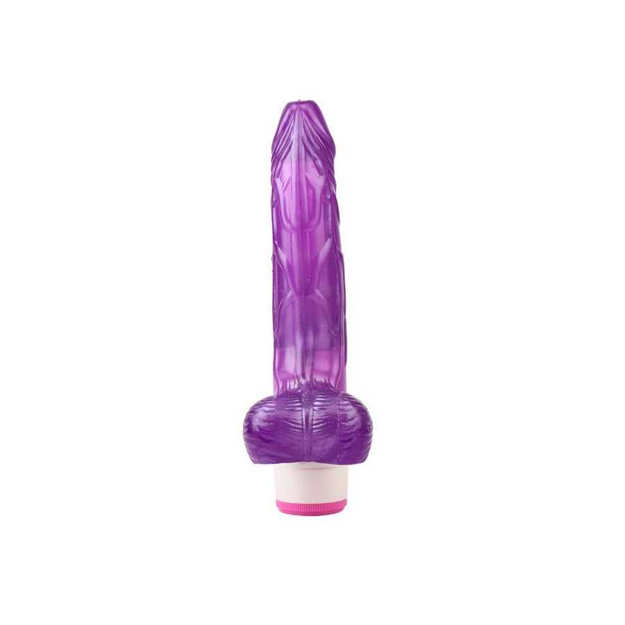 Vibrador Multi Velocidad Realista Purpura 20cm