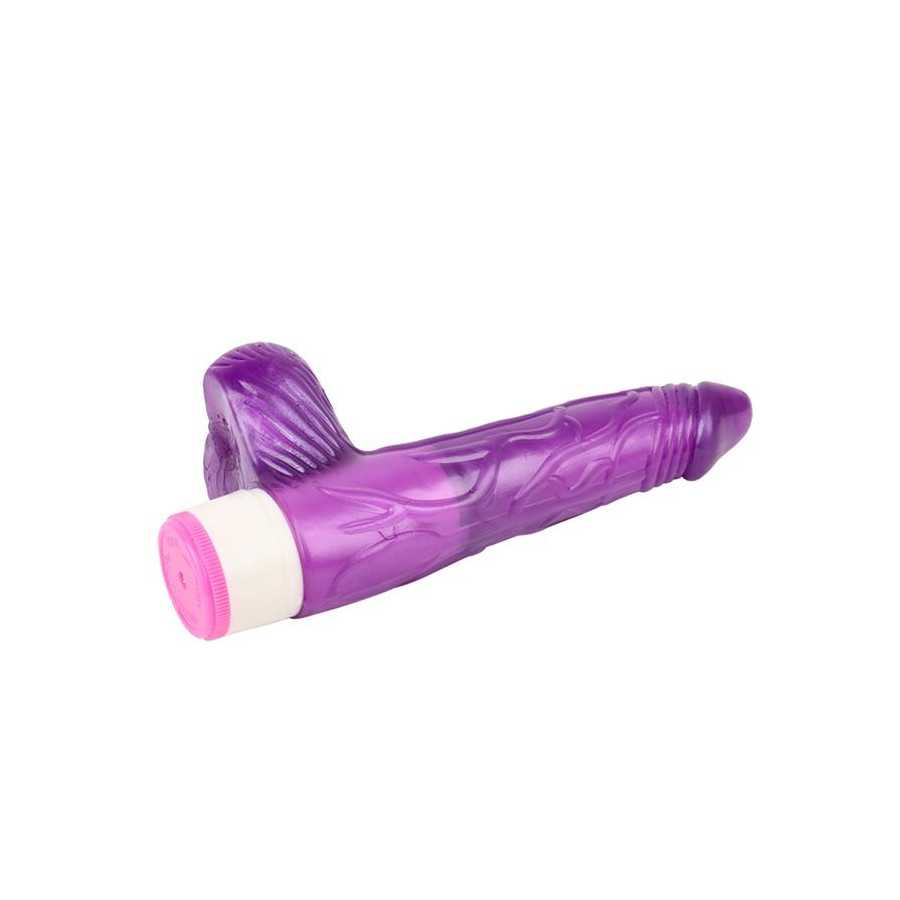 Vibrador Multi Velocidad Realista Purpura 20cm