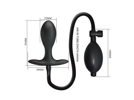 Plug Anal con Inflado y Bola Interna Plug Anal con Inflado y Bola Interna
