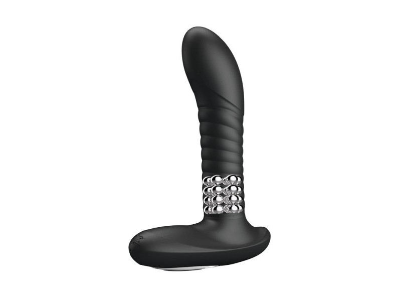 Masajeador Prostatico con Vibracion y Bolas Rotadoras