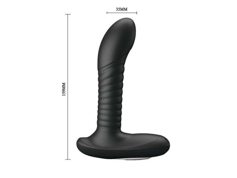 Masajeador Prostatico con Vibracion y Bolas Rotadoras