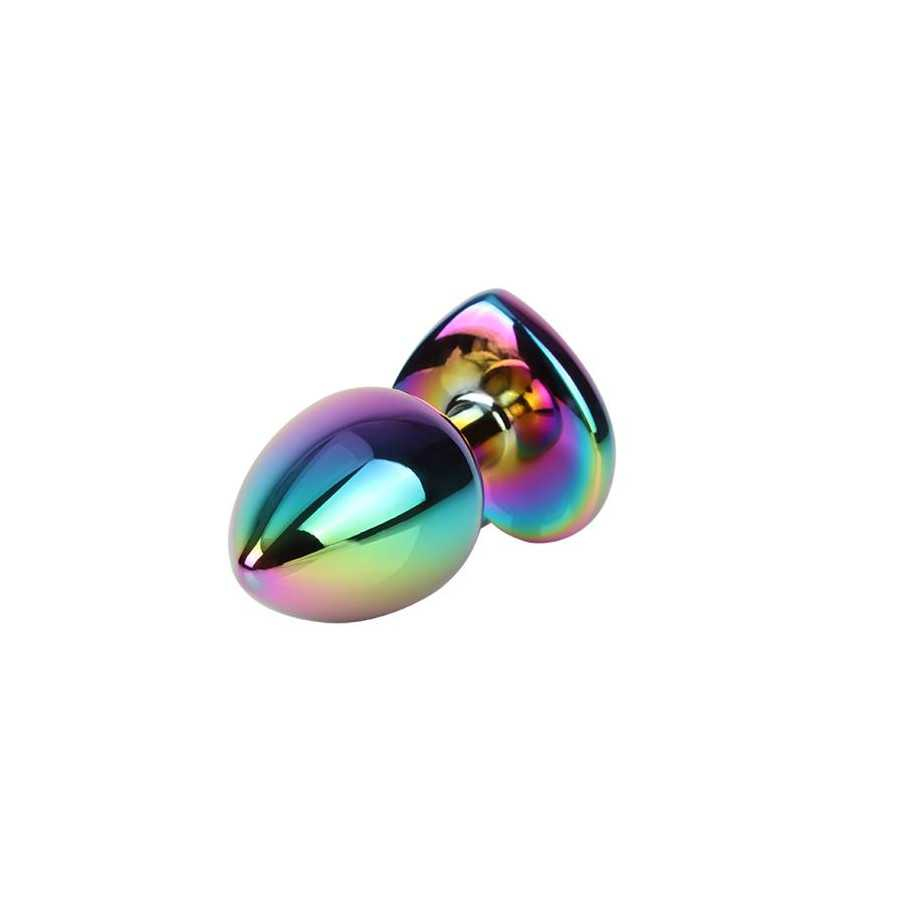 Plug Anal Rainbow Heart Gem Talla S