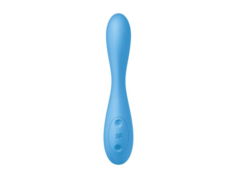 Vibrador G Spot Flex 4 con APP Satisfyer Connect Azul