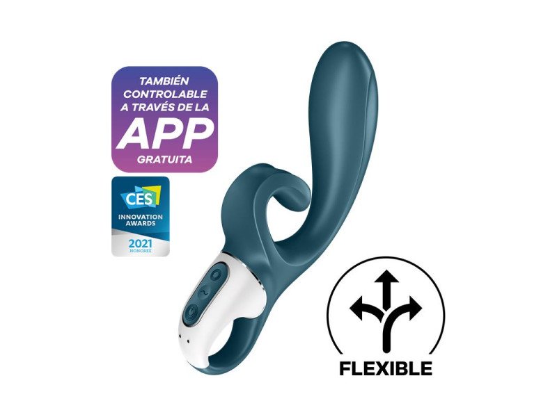 Vibrador Hug Me con APP Satisfyer Connect Grayblue Vibrador Hug Me con APP Satisfyer Connect Grayblue