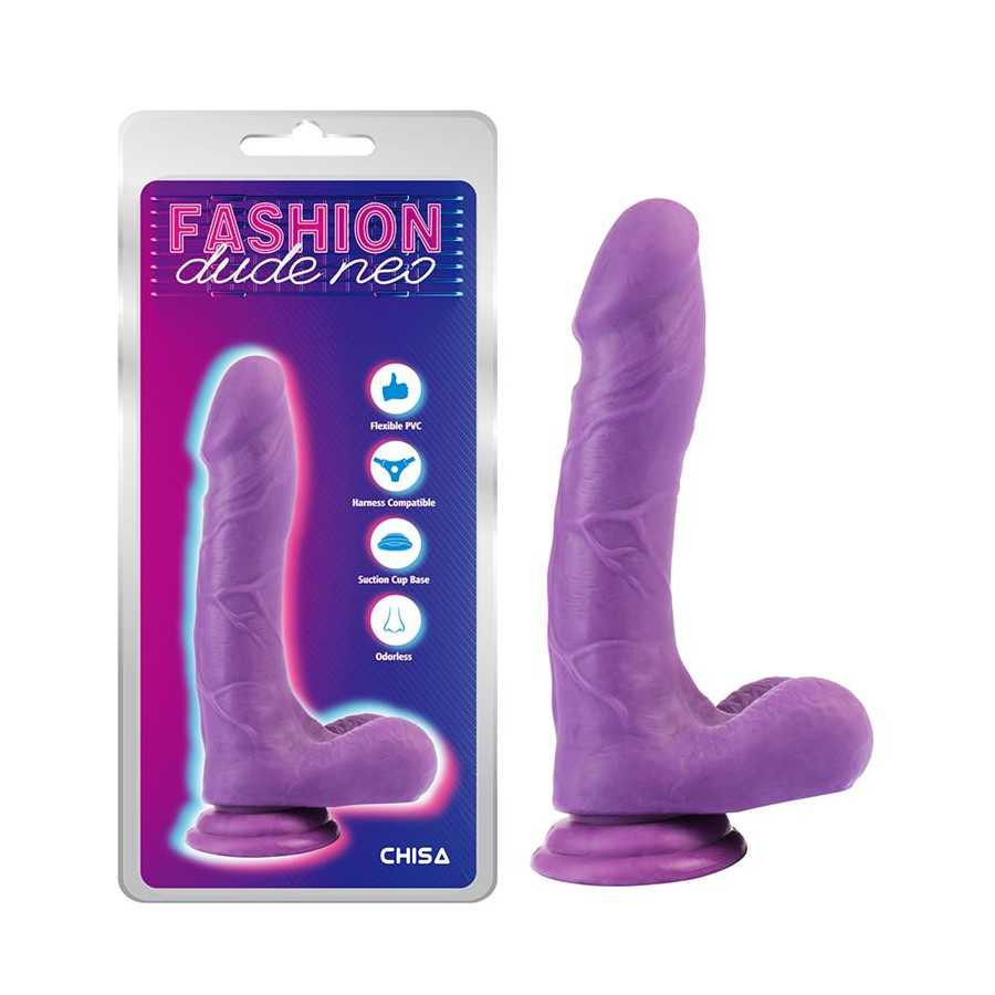 Dildo Dual Density Purpura 8