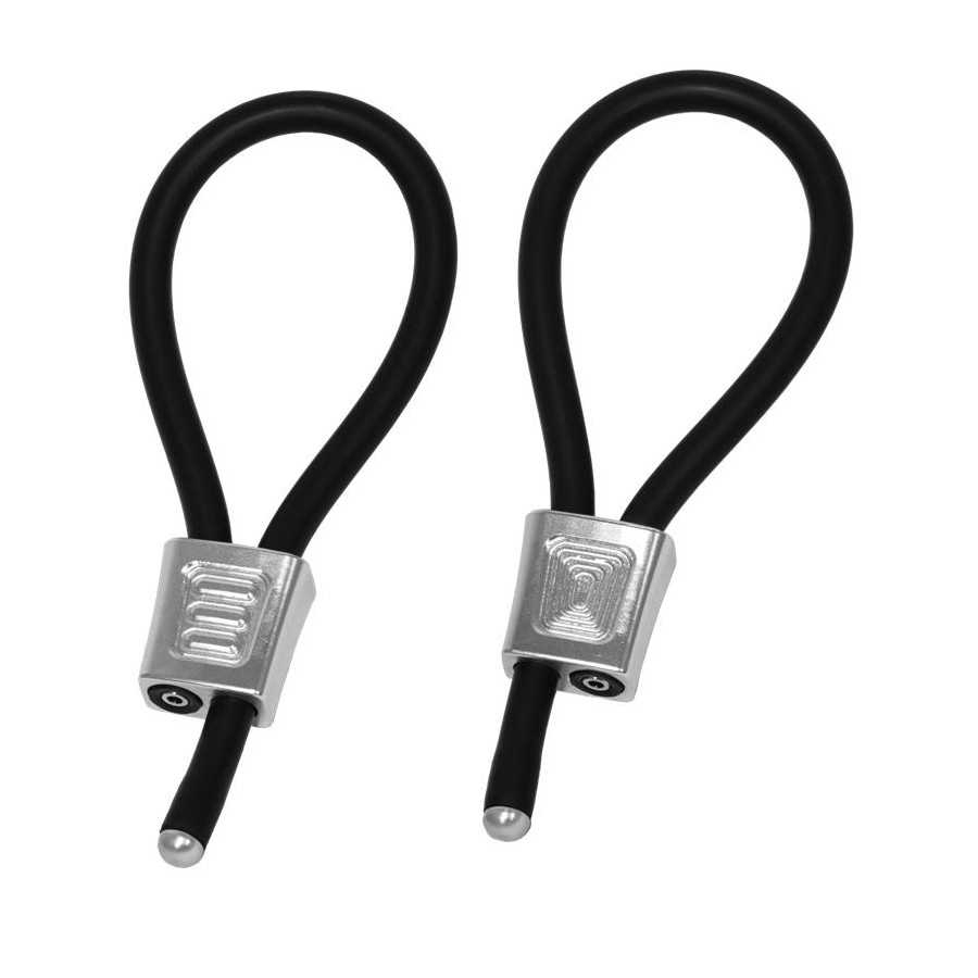 ElectraLoops Prestige Set de 2 Anillos para el Pene Plateado