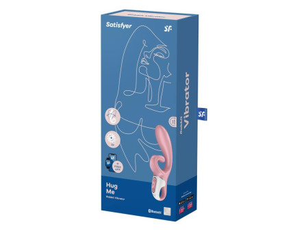 Vibrador Hug Me con APP Satisfyer Connect Rosa